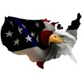 Next Innovations USA Shape Eagle Flag Wall Art 101409024-EAGLEFLAG